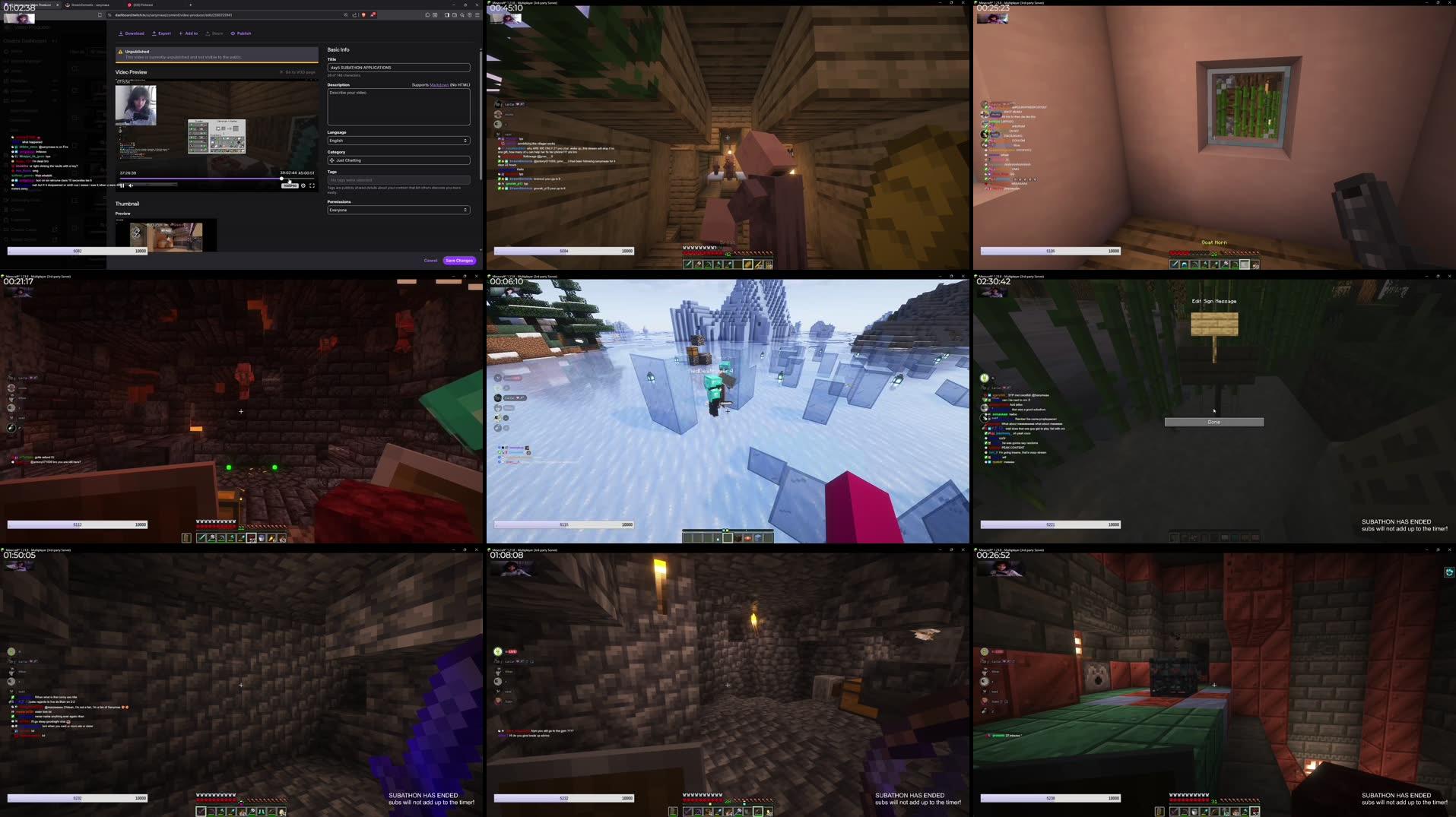 Recording Thumbnails