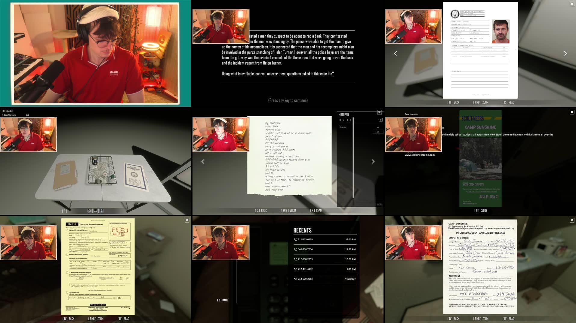 Recording Thumbnails