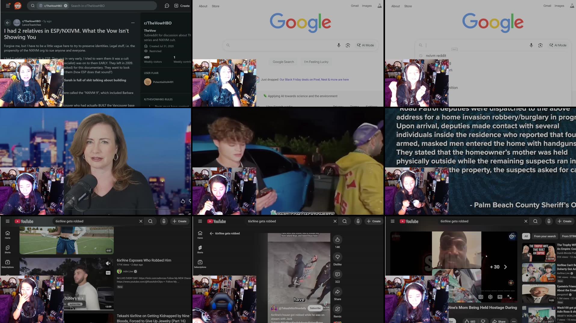 Recording Thumbnails