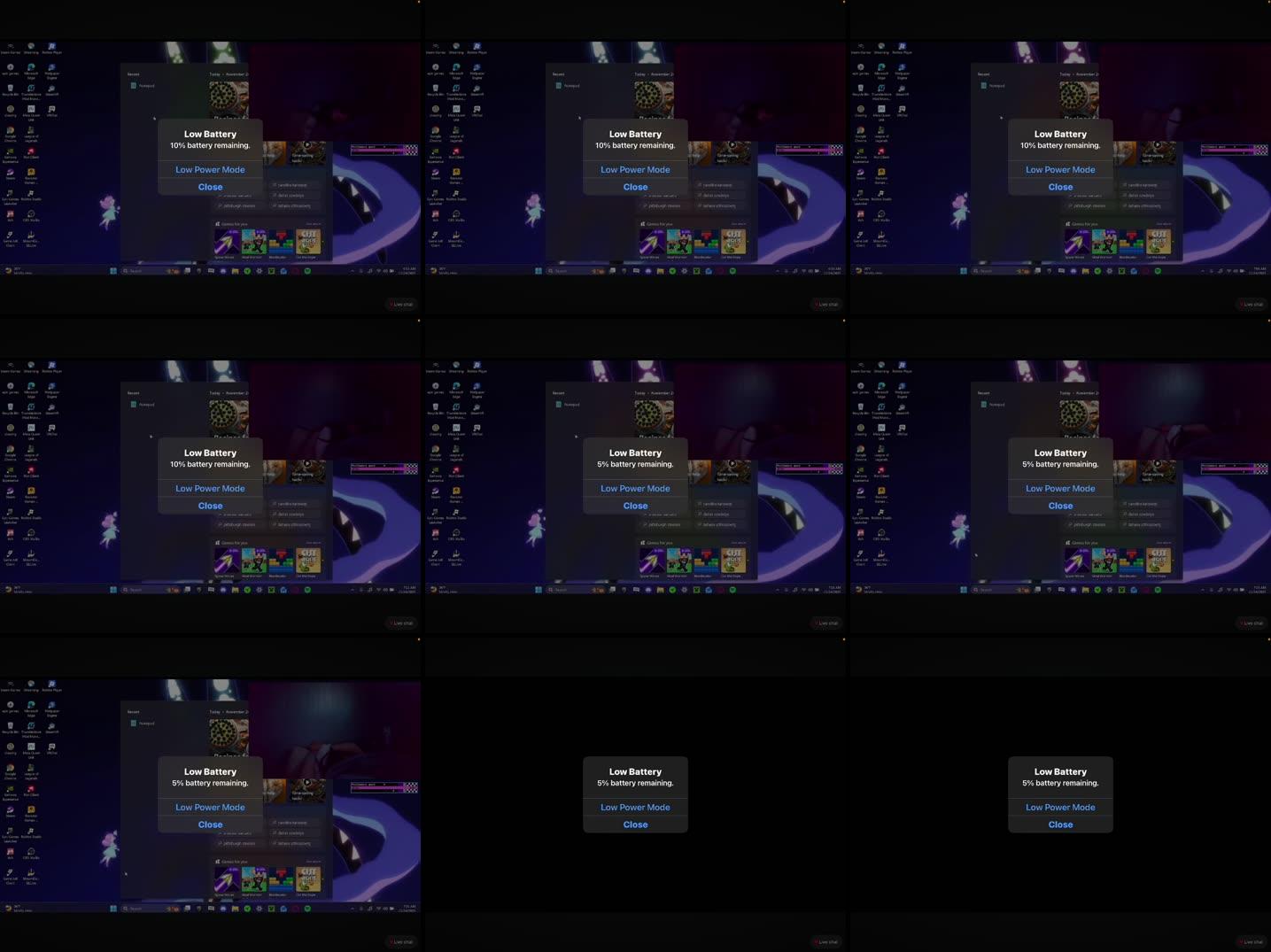 Recording Thumbnails