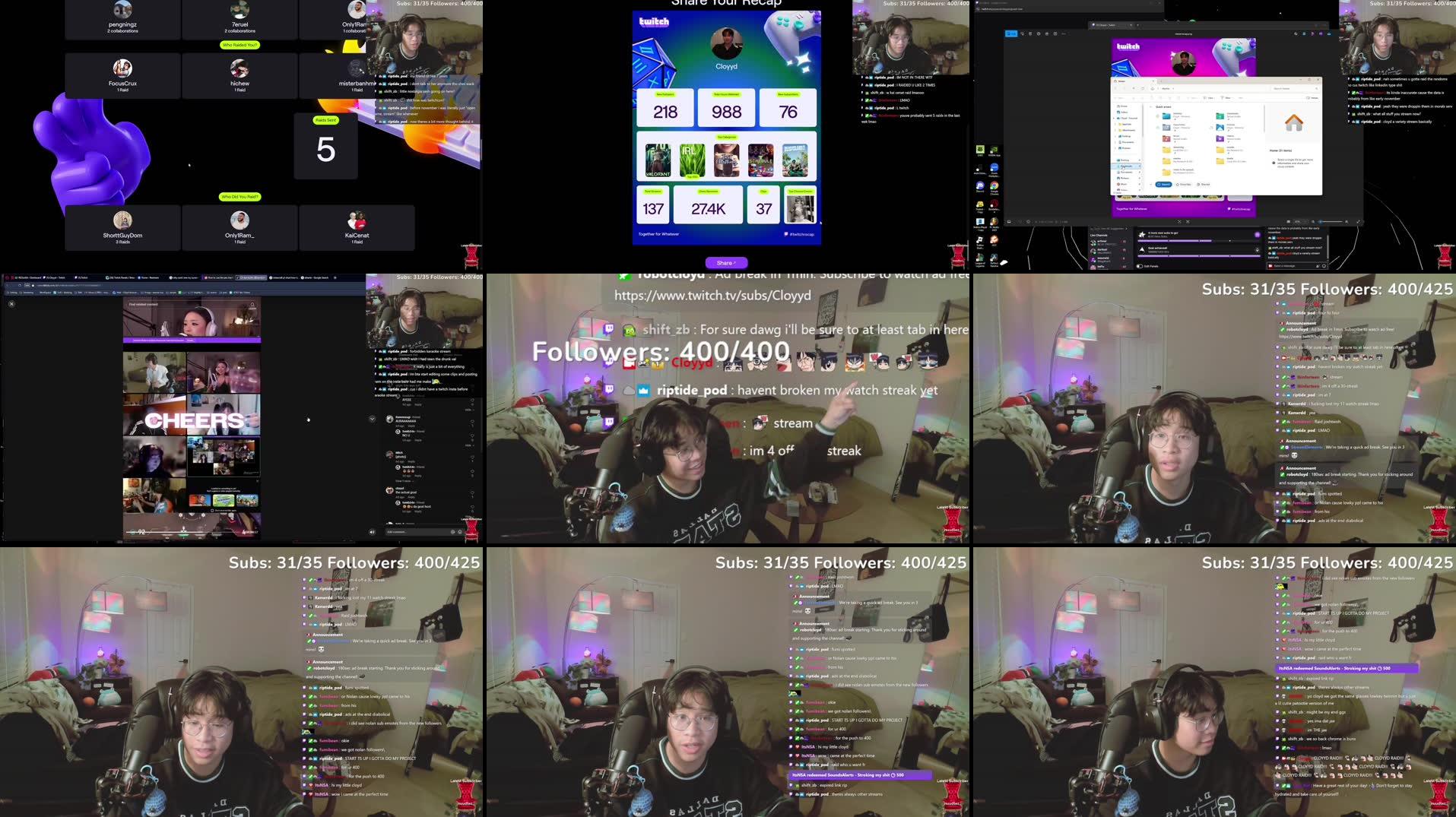 Recording Thumbnails