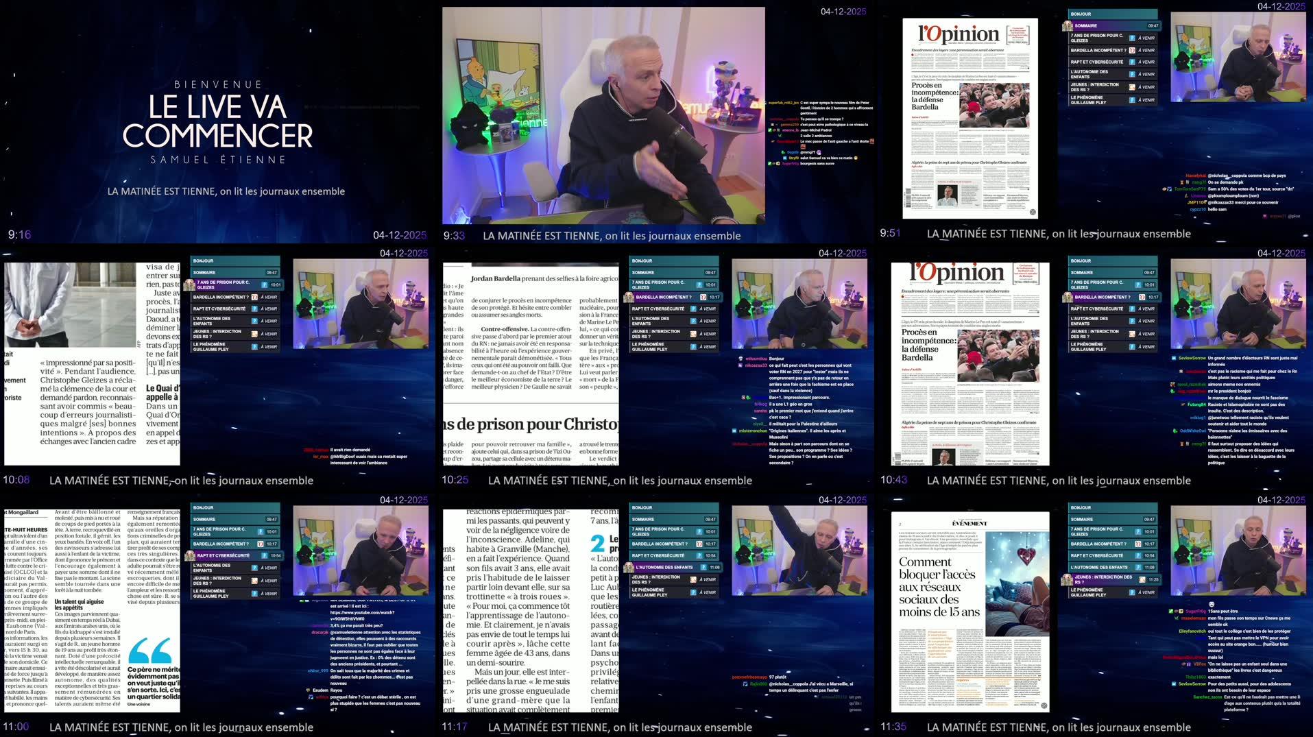 Recording Thumbnails