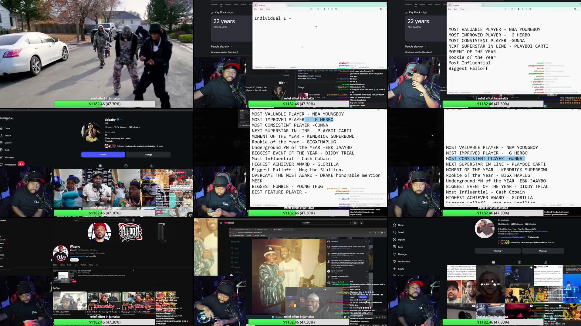 Recording Thumbnails