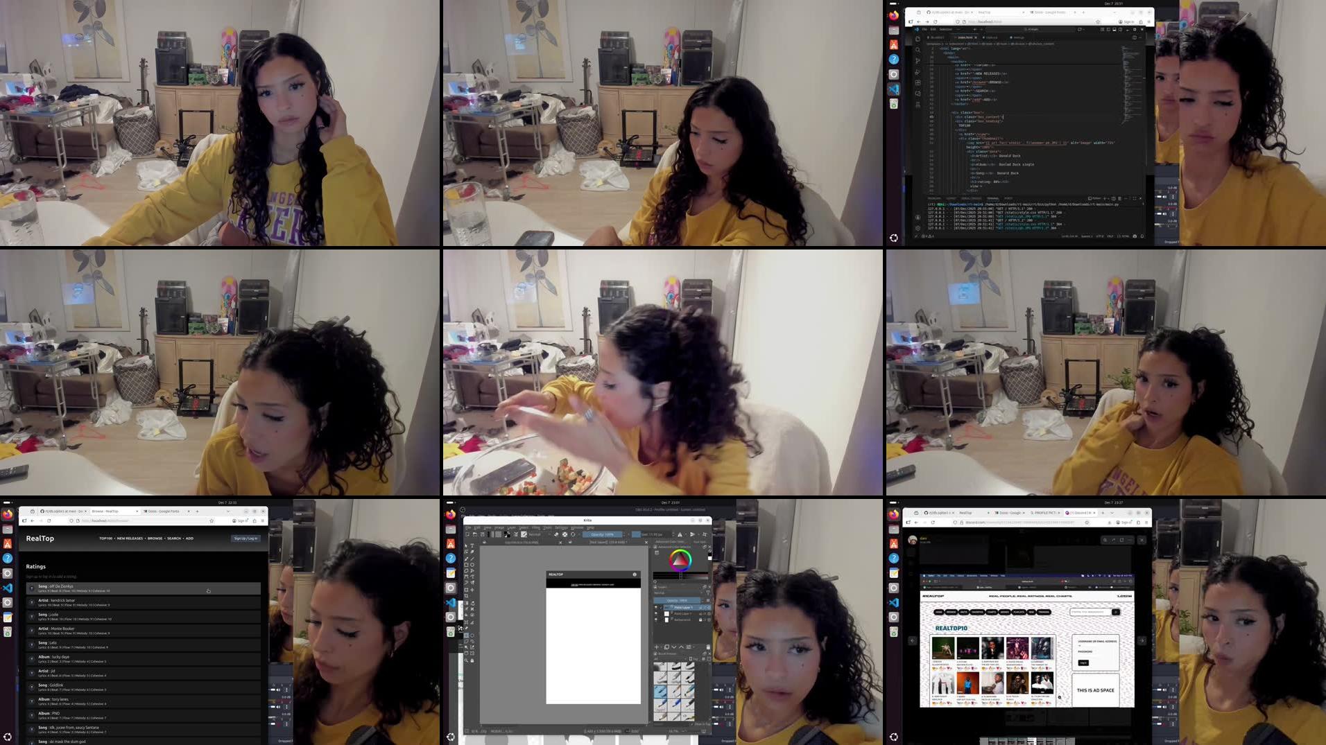 Recording Thumbnails