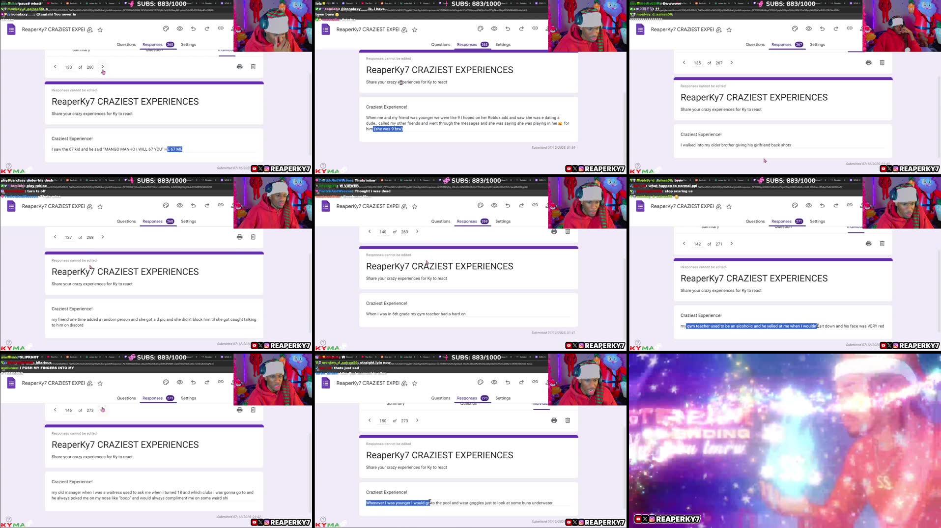 Recording Thumbnails