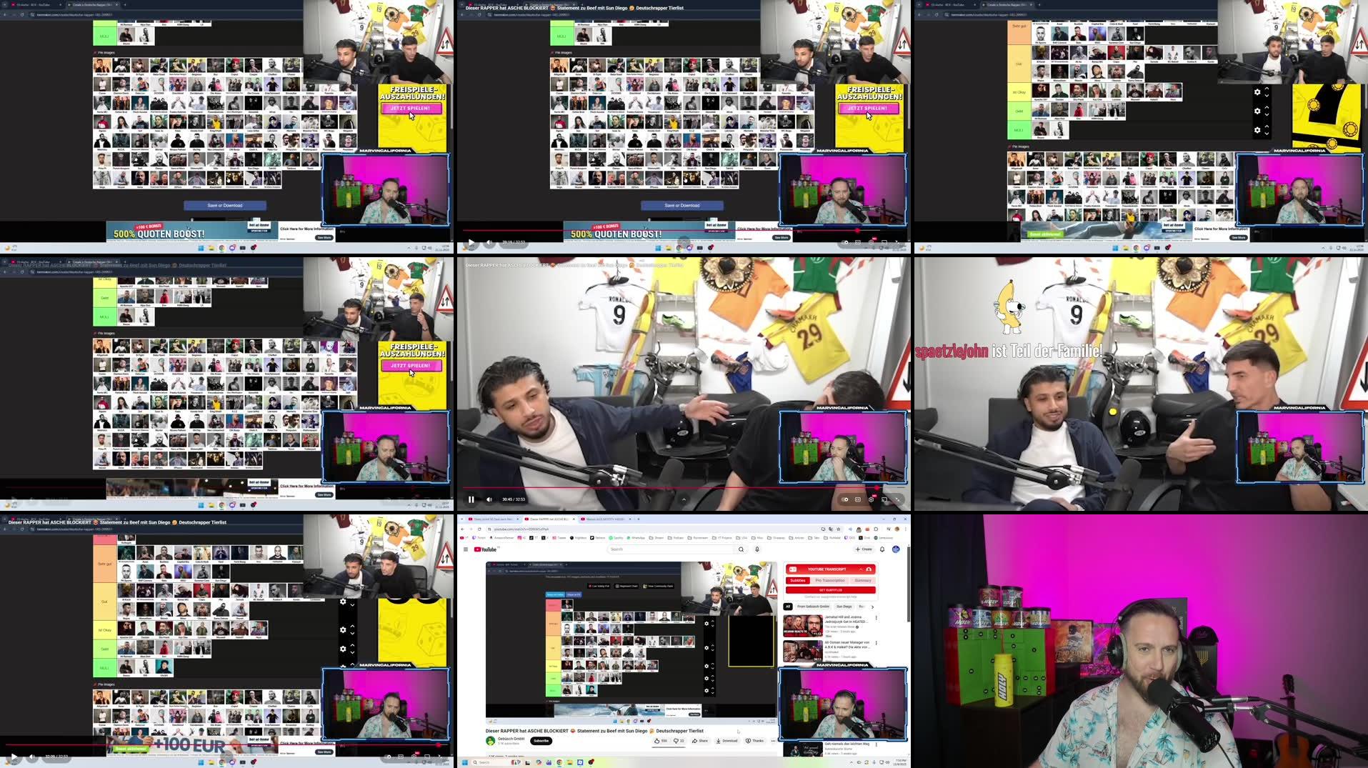 Recording Thumbnails