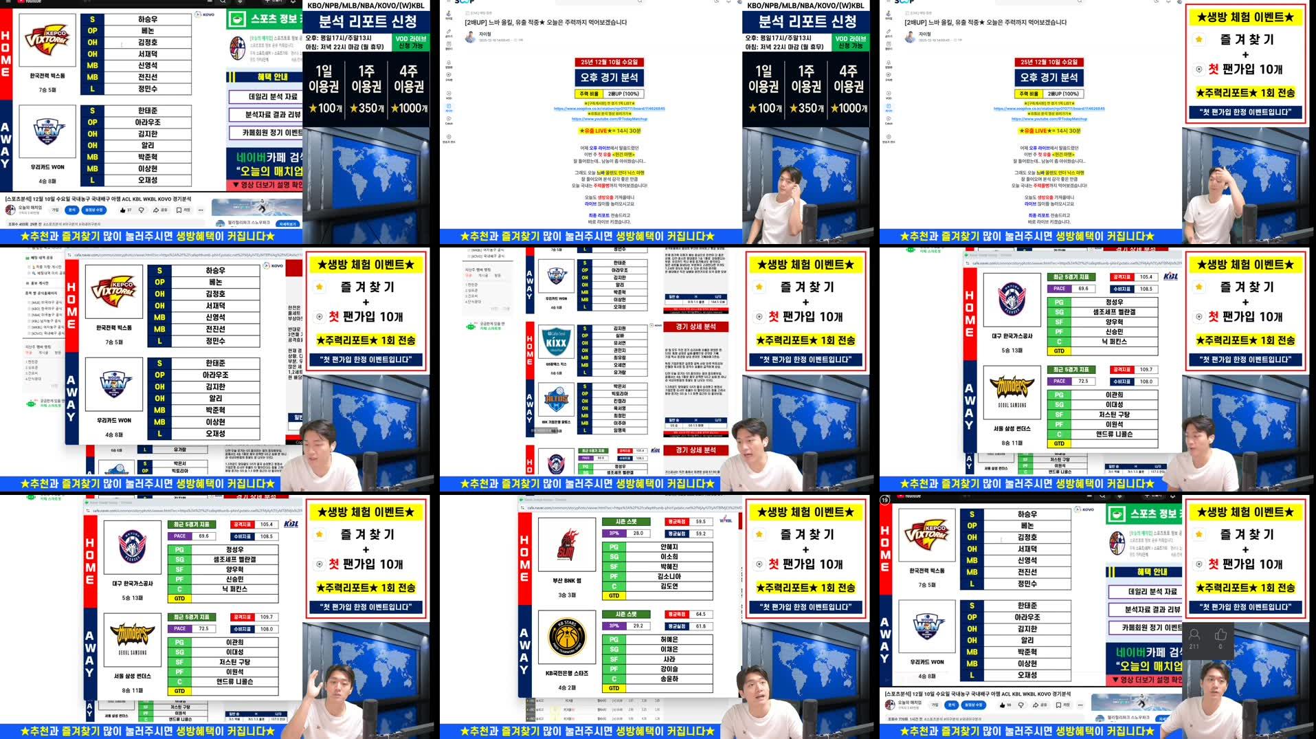 Recording Thumbnails