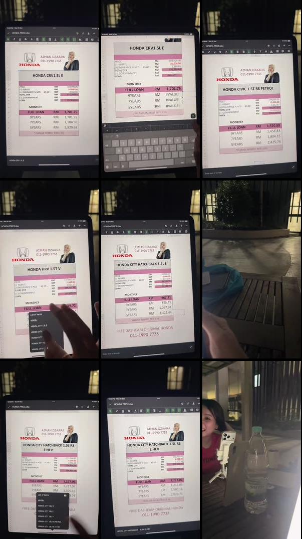 Recording Thumbnails