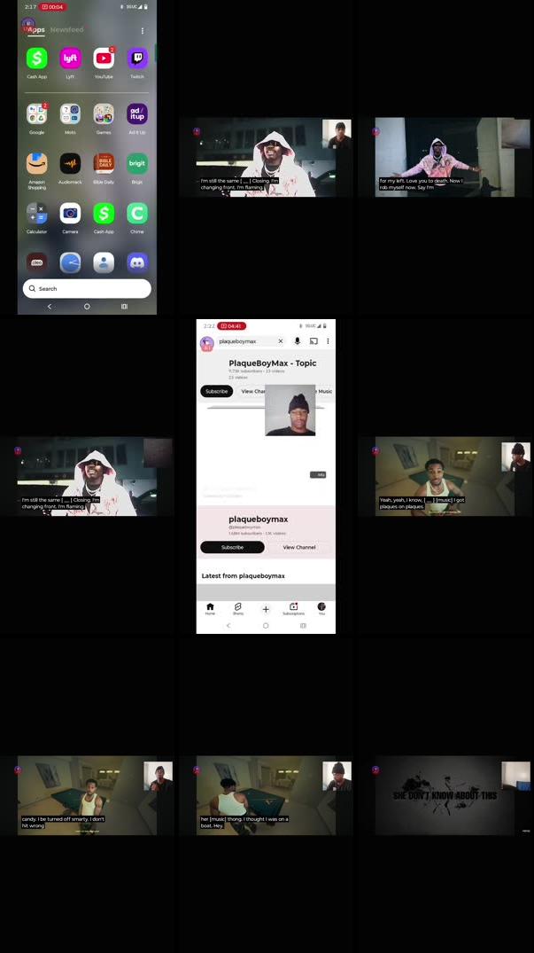 Recording Thumbnails