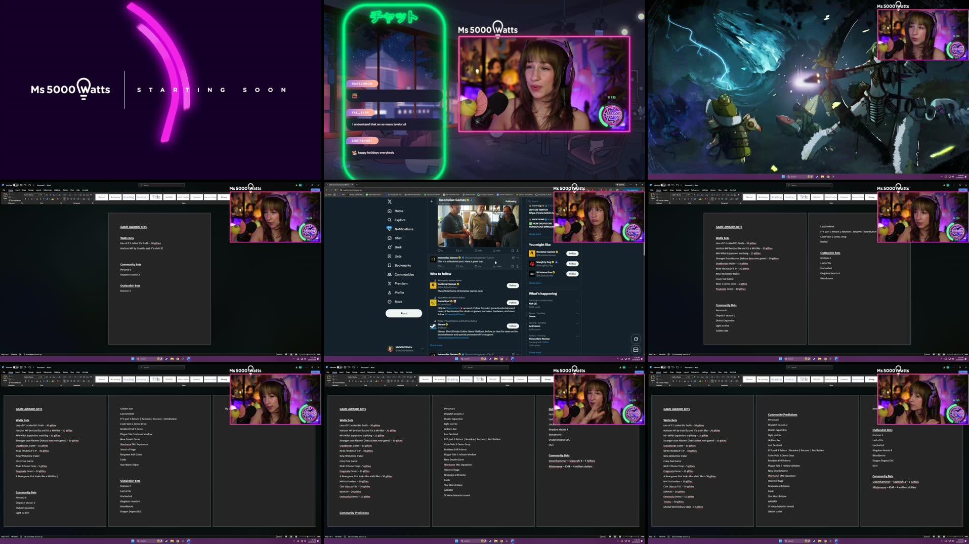 Recording Thumbnails