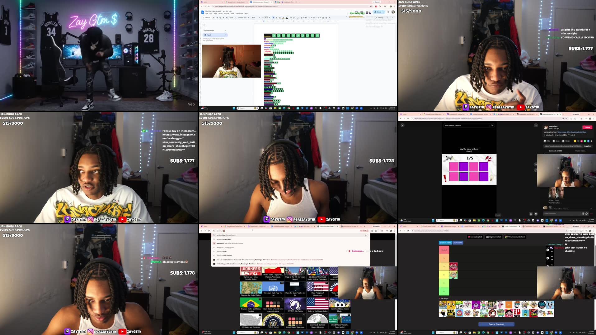 Recording Thumbnails