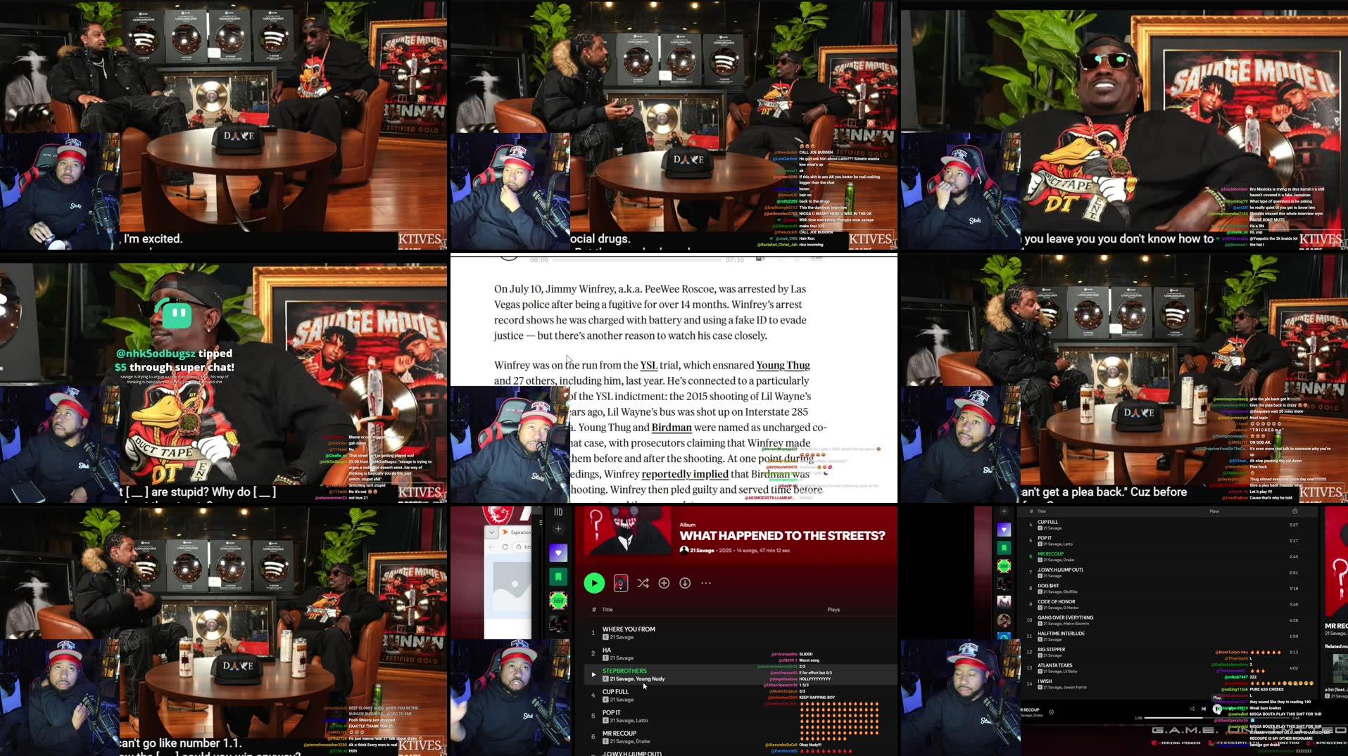 Recording Thumbnails