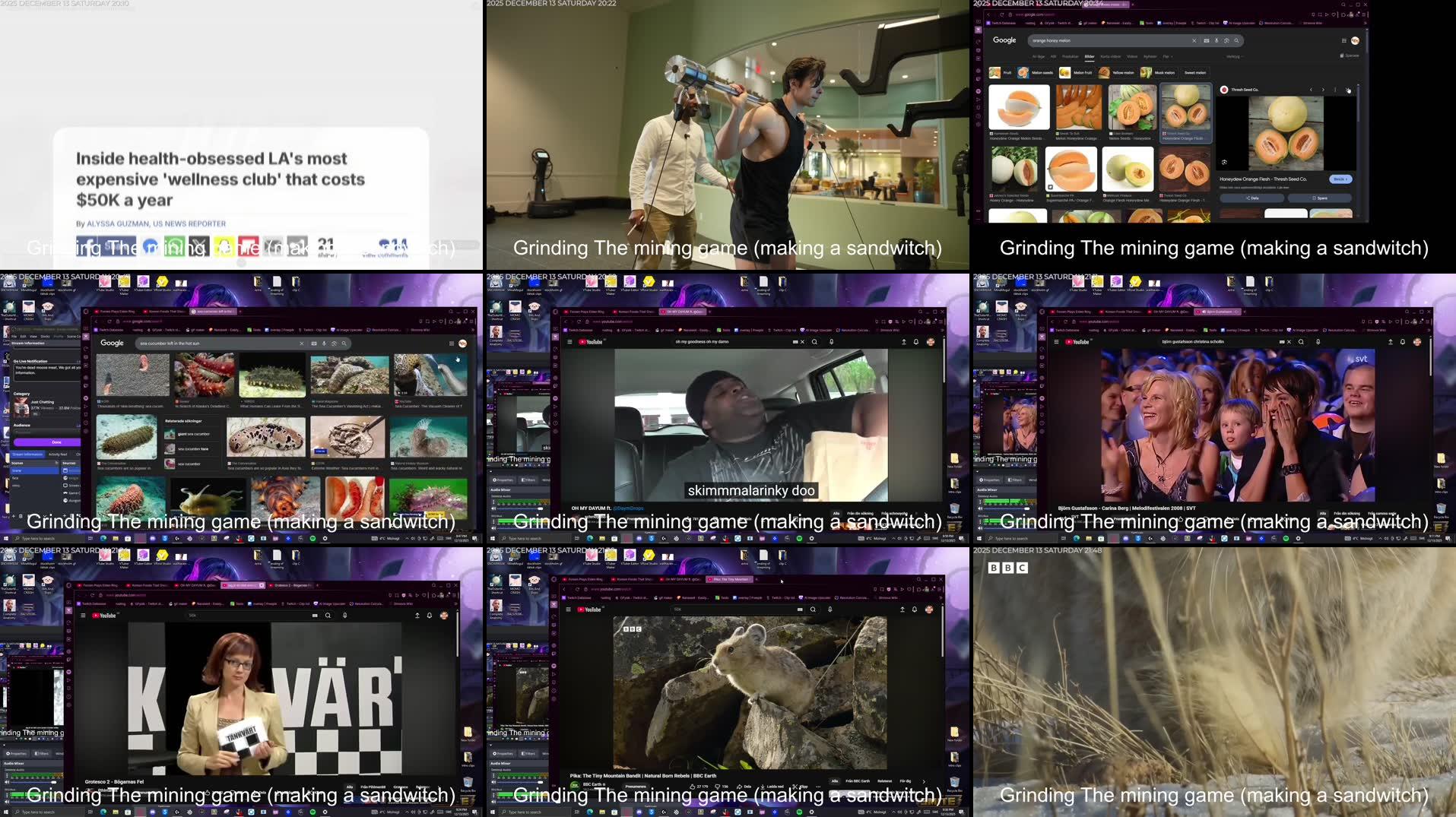 Recording Thumbnails