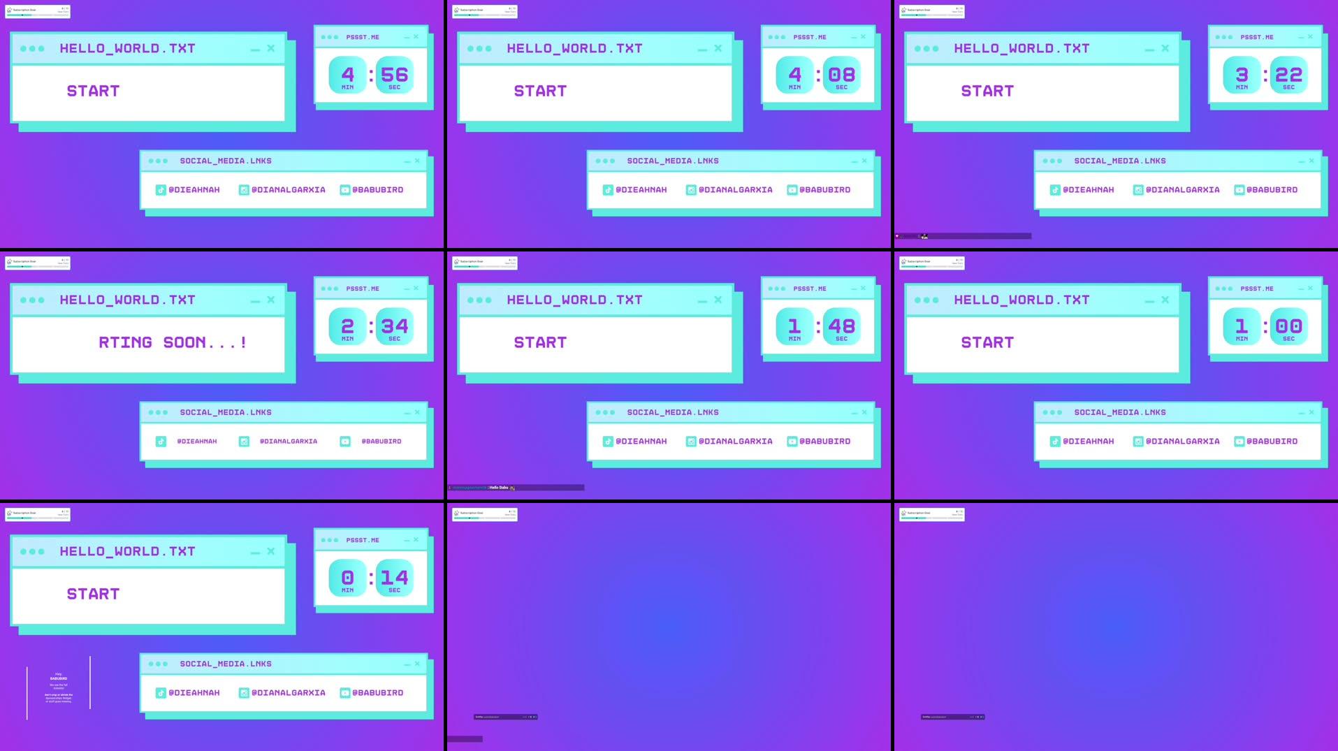 Recording Thumbnails