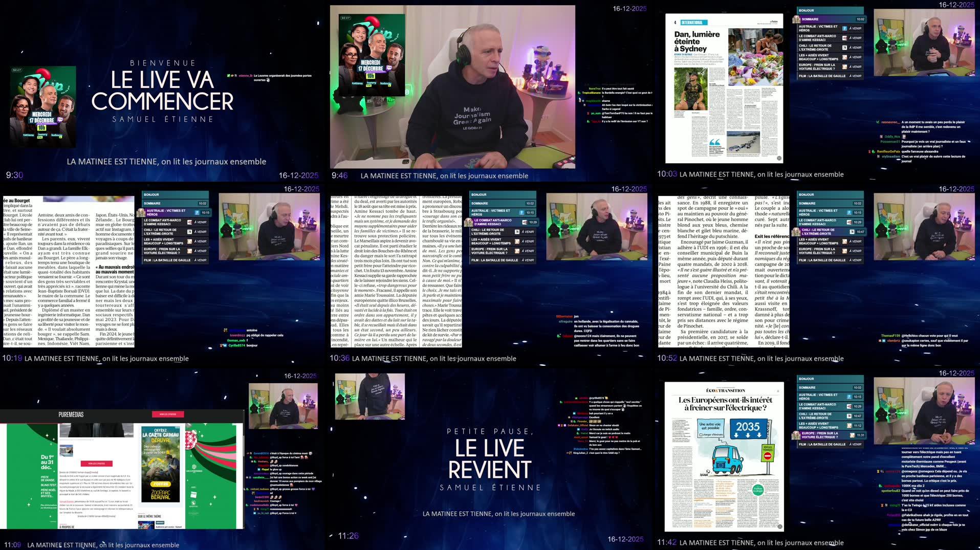 Recording Thumbnails