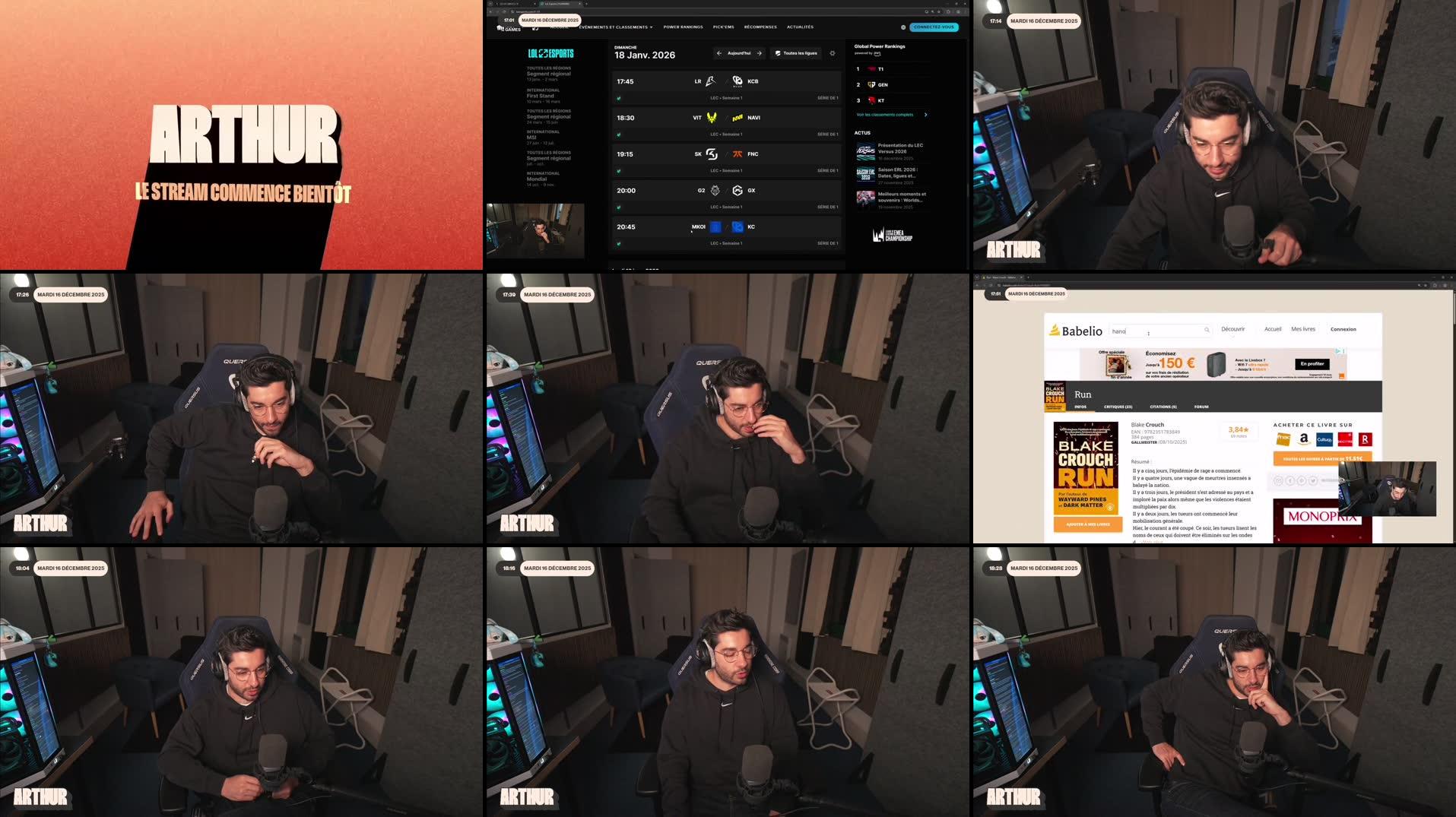 Recording Thumbnails