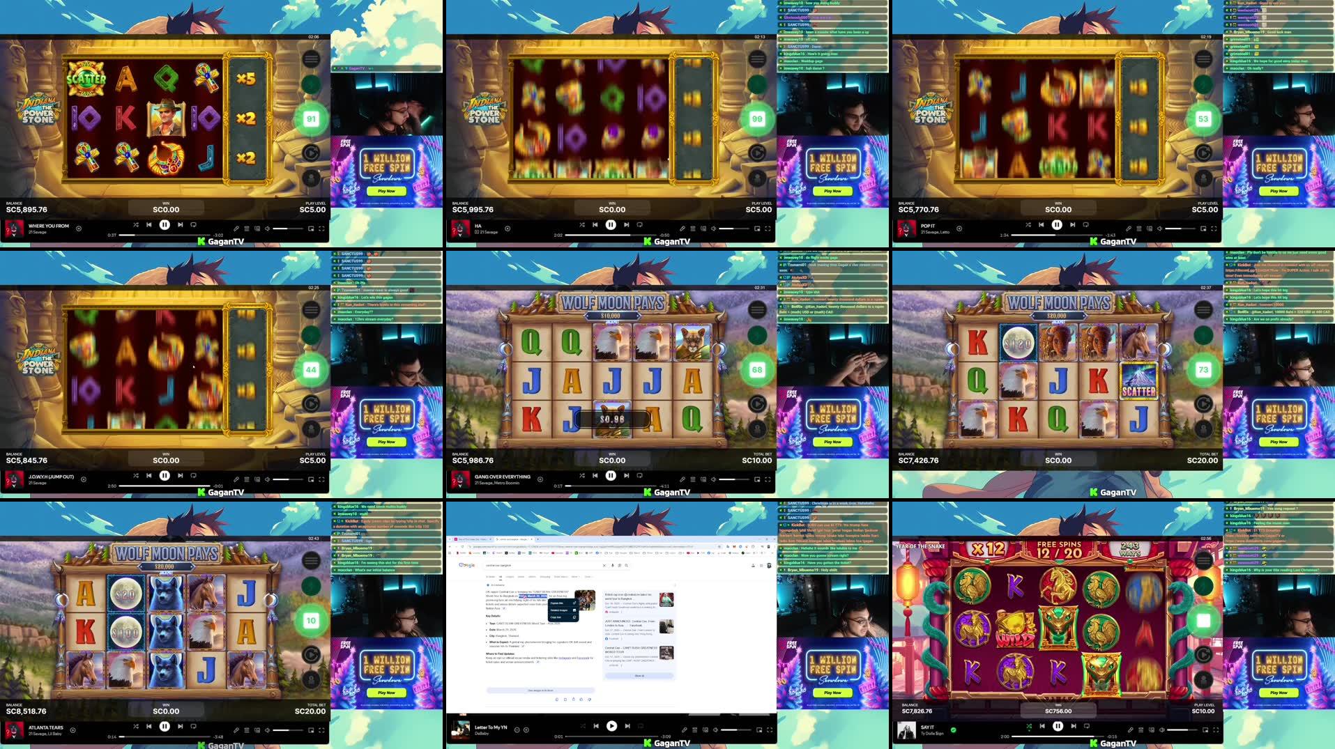 Recording Thumbnails